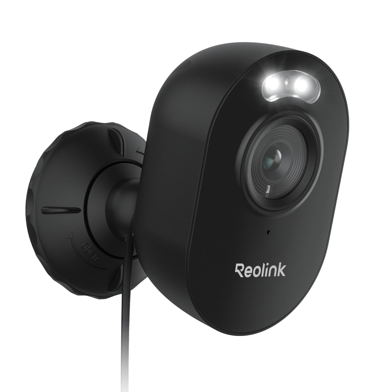 REOLINK Outdoor Security Camera, 1080P HD WiFi Camera, Motion Detection, Two-Way Talk and Siren Alarm, Waterproof, Cloud/microSD Card Storage, Lumus Black