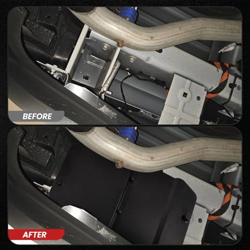 Image of Underbody Cavity Shield Guard Compatible with Ford Maverick 2022-2025 Aluminum Alloy Left Driver Side Rear Wheel Splash Cover Mud Protection Accessories