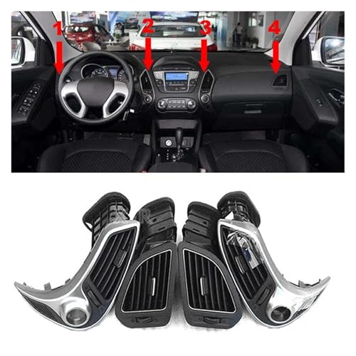 Aérateurs climatisation Hyundai ix35 grille de ventilation