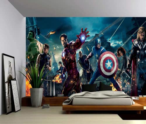 Papier Peint XXL Marvel Avengers – Guerre Infinie – 254 X 184 Cm – Chambre D’enfant Ou Adulte – Komar