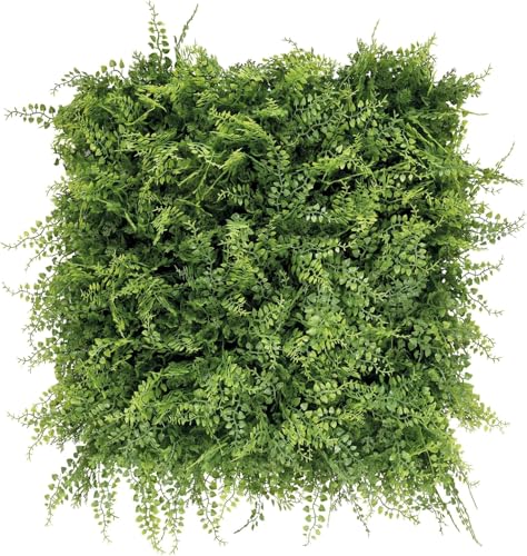valyria home | giardino verticale artificiale per esterni e interni | confezione da 4 pannelli 50 x 50 cm | pianta decorativa da parete | protezione uv | decorazione da parete e design moderno |