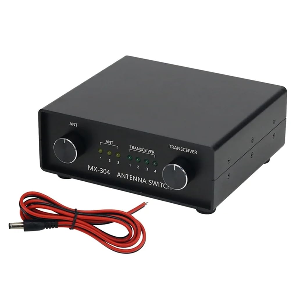 Jimenez MX-304 Antenna Switch SDR Transceiver Switch for Three Antennas and Four Transceivers