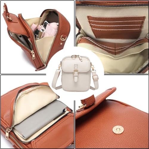 Crossbody Bags for Women, Cross Body Bag for Woman, Small Crossbody Purses Leather Bag Travel Waterproof4