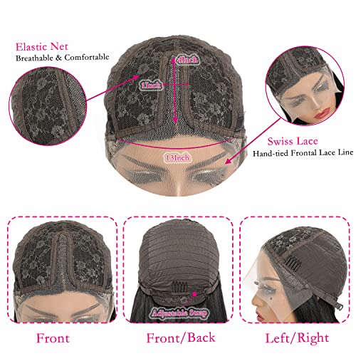 Perruque de cheveux humains Remy pré-épilée pour en finir avec l'effet artificiel des racines