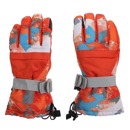 Guantes térmicos de esquí Yardwe impermeables y ecológicos para mujer