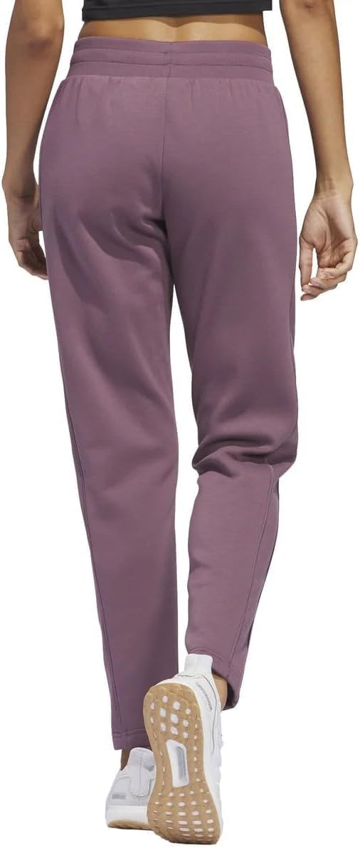 adidas Women’s Relaxed Fit Tapered Legs Fleece Pant - Purple (Shadow Fig), XX-Large - Image 3