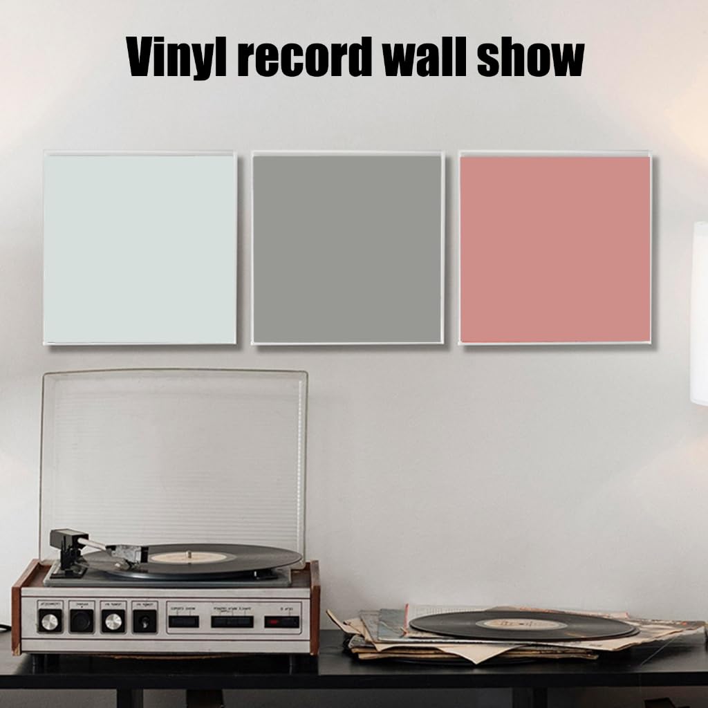 Transparents Vinyls - Espositore da parete in vinile, supporto per album per la casa