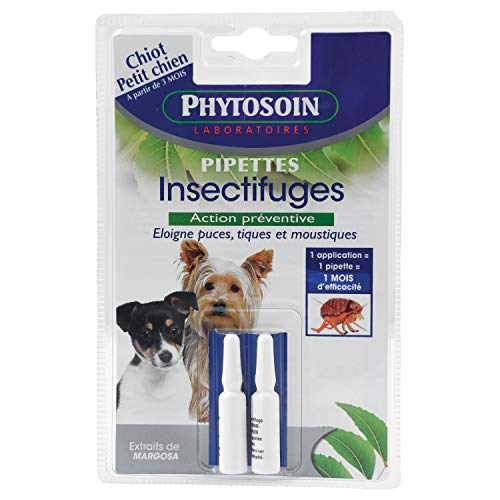 Phytosoin - 092631 - Pipettes Insectifuges Petits Chiens - x 2