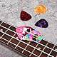21 Stück Celluloid Picks, Gitarren Plektren, Plektrum für Akustikgitarre, E-Gitarre, Bass, Ukulele, 3 Verschiedene Stärken: 0,46/0,71/0,96 mm