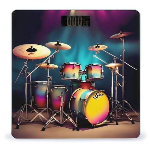 Báscula Digital Cool Drums Set para Baño