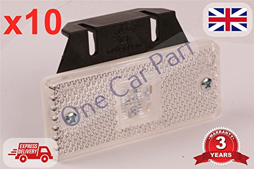 10 x 24 V LED bianco luce di indicatore laterale