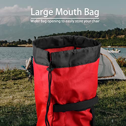 Xxerciz Folding Chair Carry Bag - 48 Inch Nylon Storage Tent Bag with Adjustable Shoulder Strap for Travel, Camping, Sports