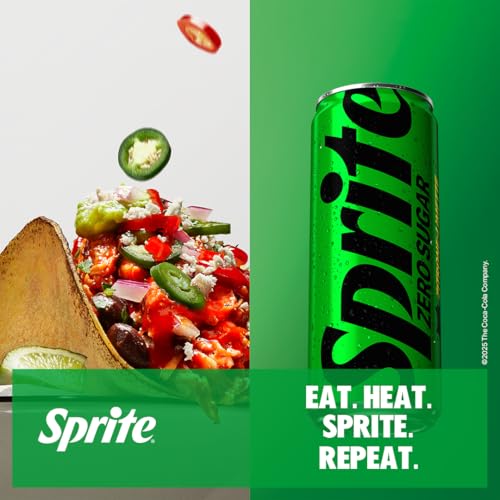 Sprite Zero Sugar, Maximale Erfrischung mit Limetten und Zitronen Geschmack ohne Zucker, Limo, EINWEG Dose (24 x 330ml) 3