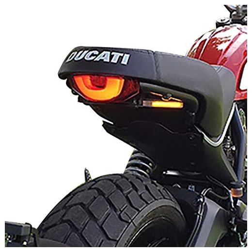Ducati Scrambler Fender Eliminator Kit (Plate Light Bracket) - New Rage Cycles