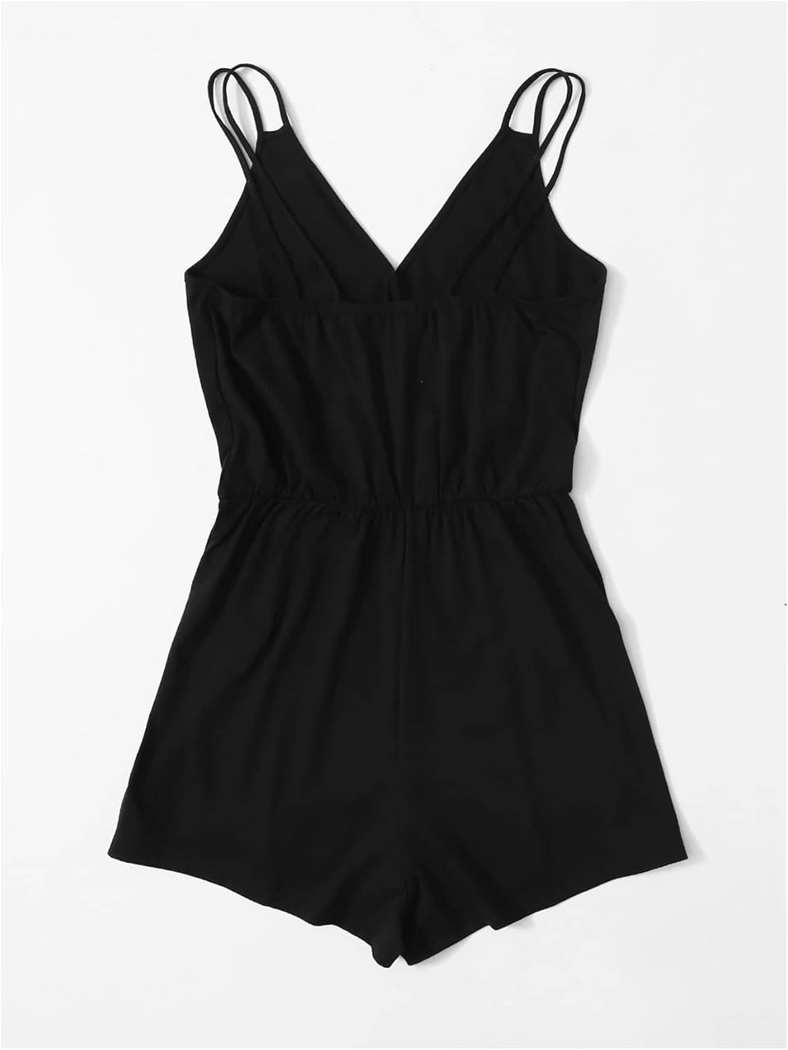 SOLY HUX Women's Summer V Neck Sleeveless Cami Rompers Going Out Vacation Short Jumpsuits - Image 2