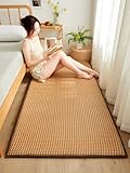 Futon giapponese Tral: sperimenta l'autentica biancheria da letto giapponese con questo versatile materasso futon. Progettato per notti riposanti, la sua struttura morbida e arrotolabile è ideale per l'uso a pavimento, fornendo un eccellente equilibrio tra comfort arioso e supporto solido. Perfetto per piccoli spazi o stili di vita minimalisti, questo futon è facile da riporre e trasportare, rendendolo un'aggiunta pratica alla tua casa.
