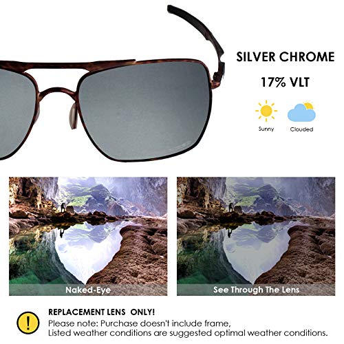 Image of BLAZERBUCK Anti-salt Polarized Replacement Lenses & Nose Piece for Oakley Deviation OO4061 Sunglass