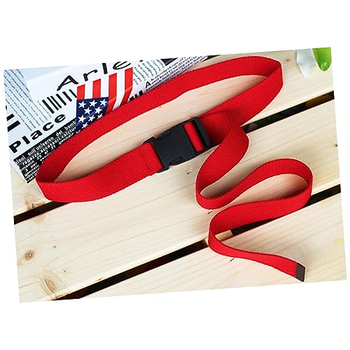 BESPORTBLE 6pcs Adjustable Lightweight Canvas Waist Belt for Men and Women Random Color Plastic Buckle Unisex Casual Belt Comfortable and Breathable Design for Everyday Use4