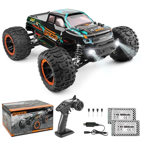 HAIBOXING Ferngesteuertes Auto 4WD RC Auto 1:16 36km/hHochgeschwindigkeits RC Monster Truck 2,4 GHz Rennwagen Wasserdicht Geländewagen, Crawler Spielzeug Geschenkfür Kinder und Erwachsene
