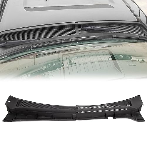 ECOTRIC Windshield Wiper Cowl Vent Grille Cover Panels Kit Compatible with 2011-2016 F250 F350 F450 F550 Black Both Driver and Passenger Side