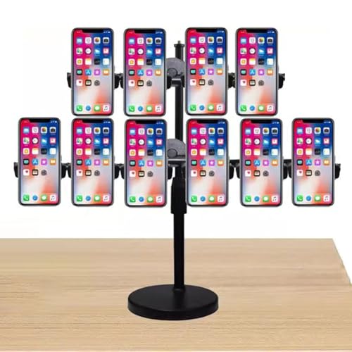 Soporte universal para teléfono de escritorio con rotación ajustable para videos perfectos