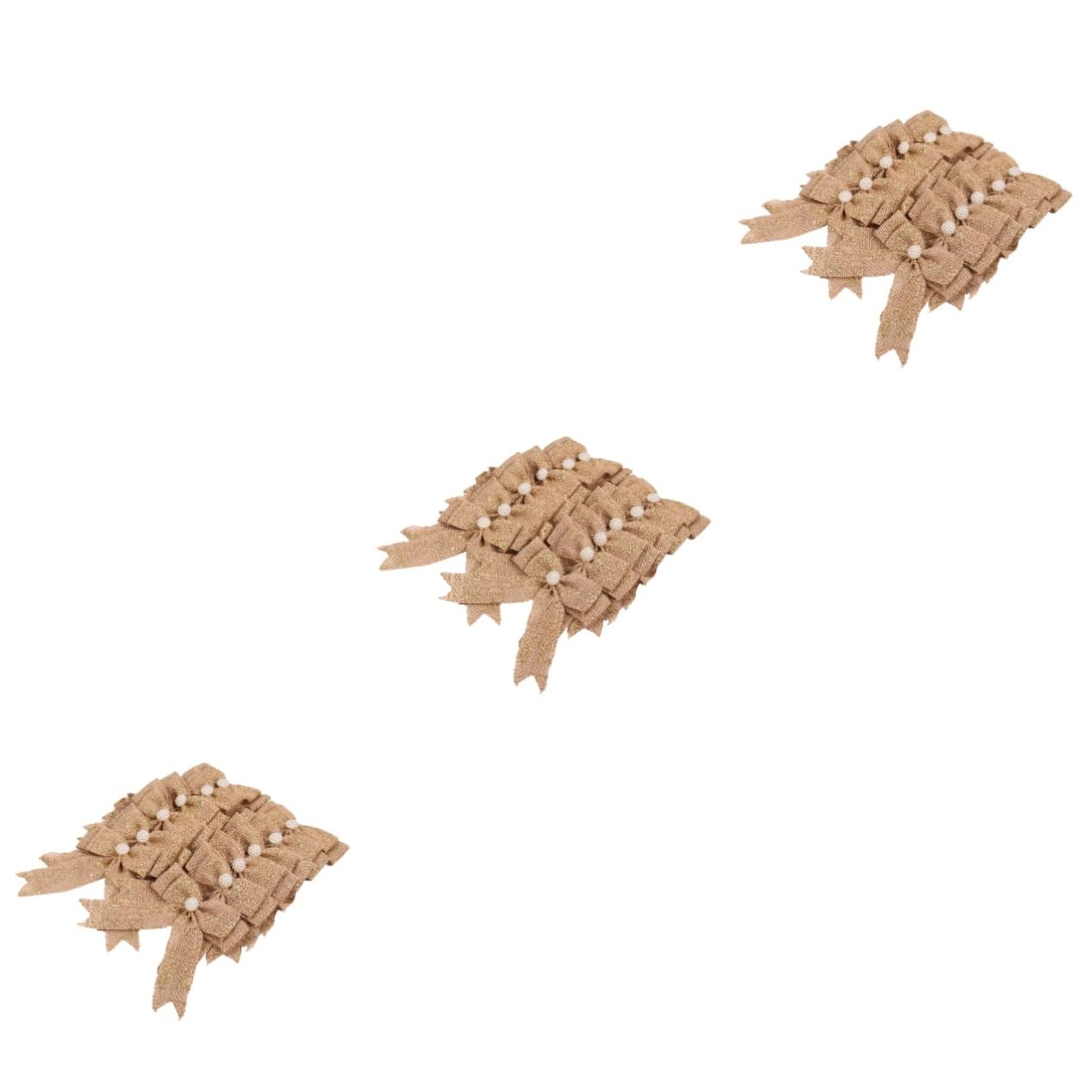 Healeved 3 Sets Juteschleifen Zum Verpacken Von Geschenken Dekorative Schleifenbänder Für Hochzeiten Festliche Heimdekorationen 12 Stück * 3