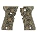 Hogue 93178 Beretta 92 Compact Grips, Checkered G-10 G-Mascus Green, one Size