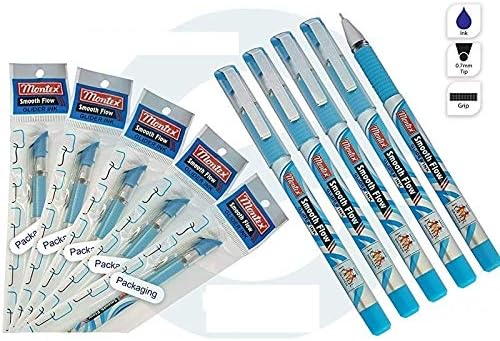 Smooth Flow Blue Glider Ink Ball Pen (Pack of 10) By DTL Company