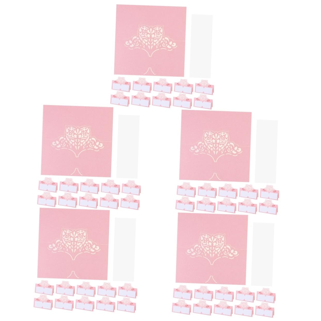 DECHOUS 125pezzi Segnaposto Per Matrimonio Cartellini Decorativi Per Per Compleanni e Cerimonie Speciali
