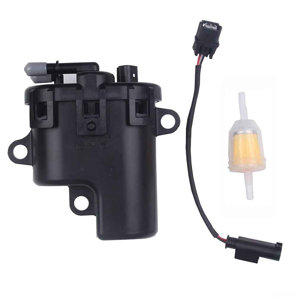 Bomba de combustible con cable y kit de filtro compatible con motores de cortacésped ECH