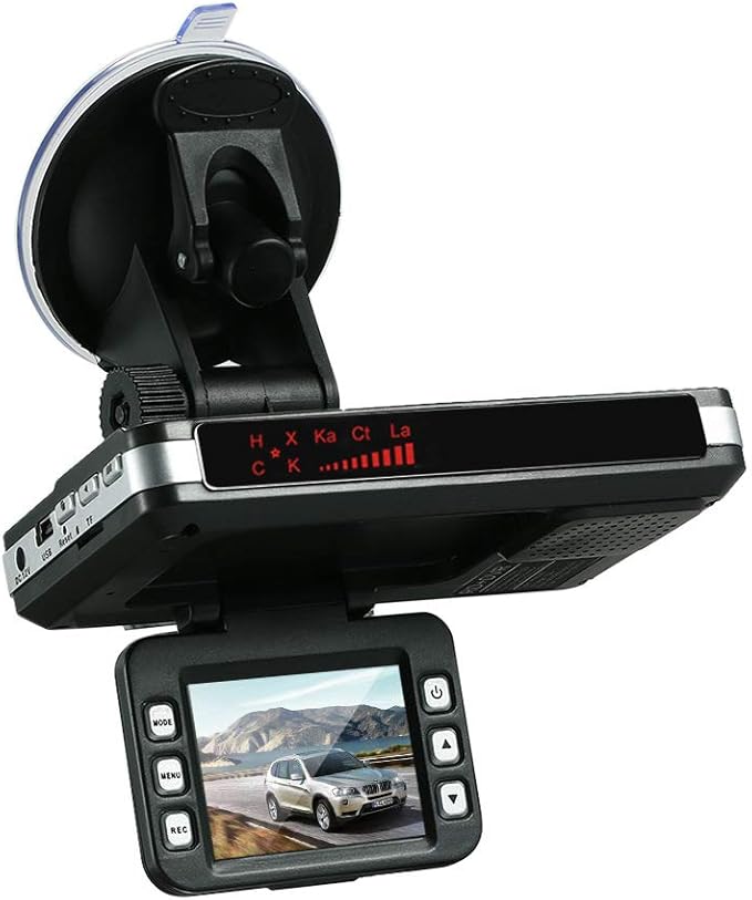 Amazon.fr Radar GPS Vitesse Détecteur/Voiture DVR 2 En 1, Voice Alert