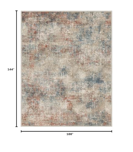 Image of BEIMO Area Rugs 9x12 for Living Room Bedroom, Modern Abstract Machine Washable Rug, Large Soft Low Pile Floor Carpet with Non Slip Backing for Dining Room, Multi