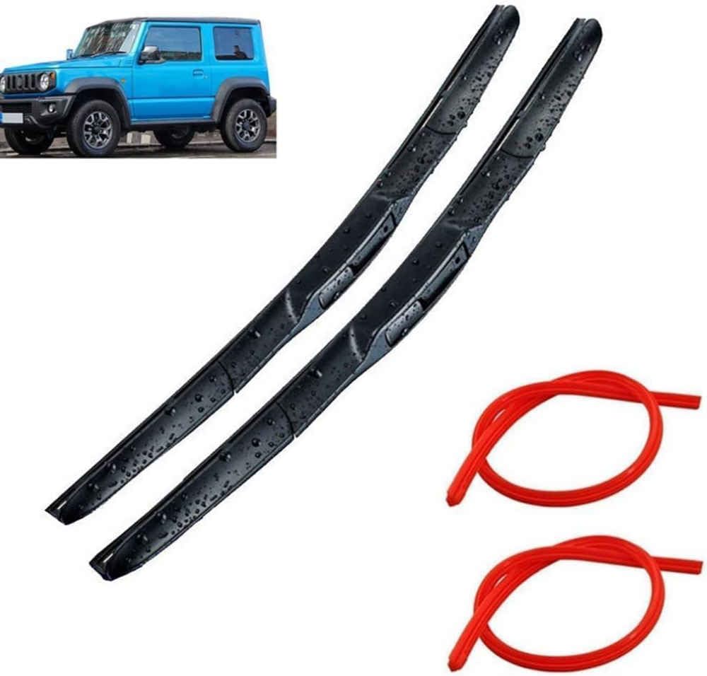 DZTYNKO Car Windscreen Wiper Blades Set for Suzuki Jimny MK4 2018-2023 16in+16in, Front Window Wipers for Clear Visibility, Replacement Wiper Blades