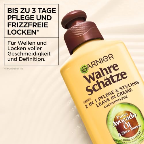 Garnier Wahre Schätze Intensiv Pflegende Leave-In Creme Pures Avocado-Öl & Shea Butter