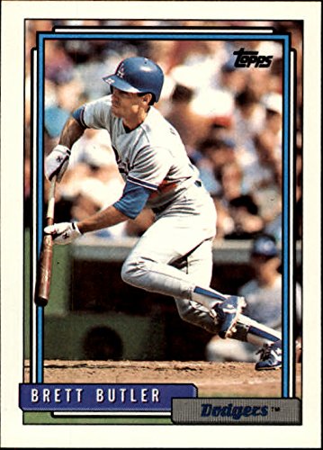 1992 Topps #655 Brett Butler MLB Baseball Trading Card