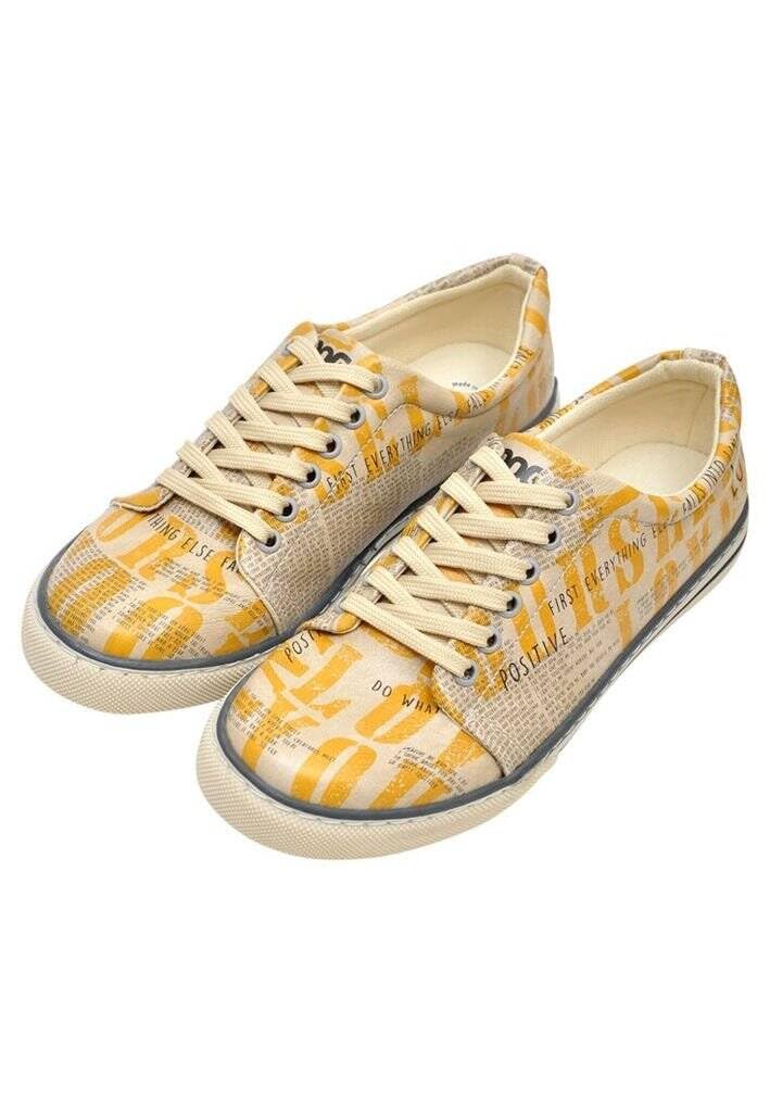 DOGO Sneakers, Zapatilla de Deporte Mujer, Beige, 37 EU