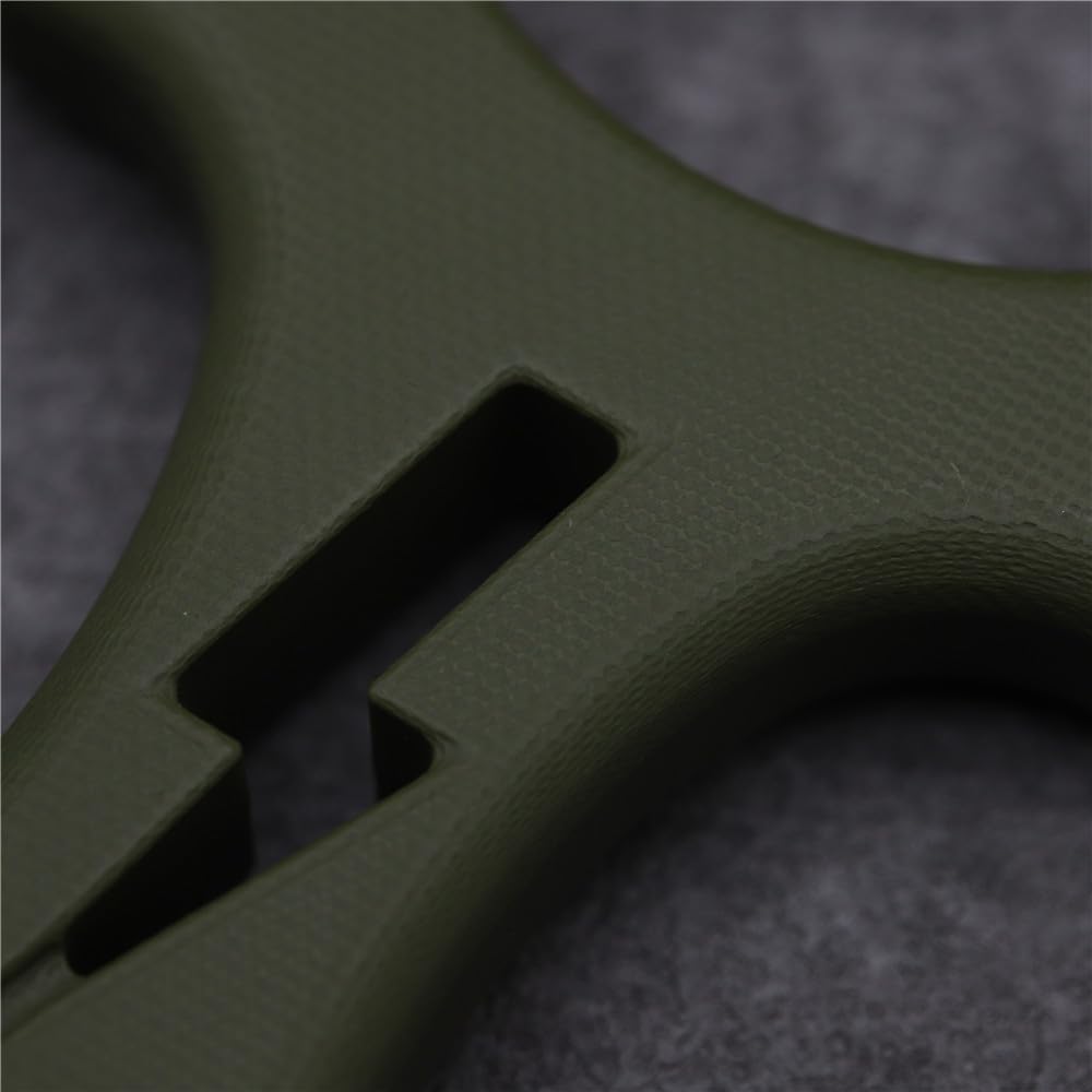 S-Thunder G10 Portable Flat Slingshot - 90mm Fork Width, CNC Machined High-Level G10, 70g Lightweight, Flat Design for Adult EDC Daily Carry