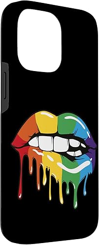 Miniatura 3 de Funda para iPhone 14 Pro Max LGBT Rainbow Lip Pro Gay Pride Month LGBTQ
