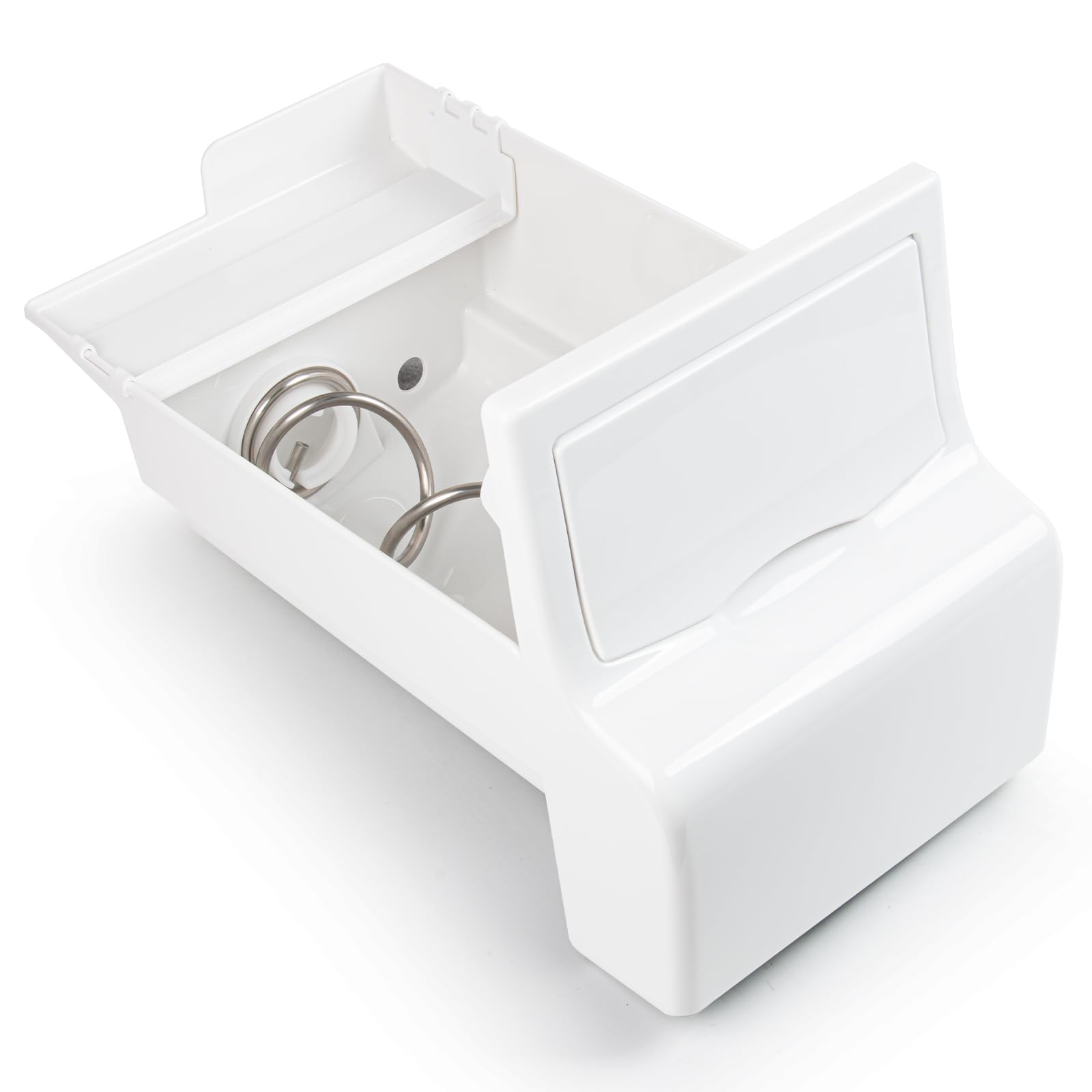 241860803 Refrigerator Ice Bucket Assembly|Compatible with Frigidaire Ice Maker Replacement Ice Bin Container Auger Assembly AP4300918, LFSS2612TF0?FFSS2615TS0, FFHS2611PFEA, LFSS2612TE0 Ice Maker Parts.