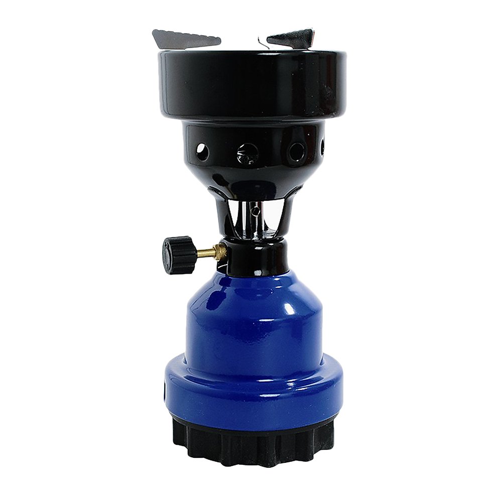 Mianova Campingkocher Camping Kocher Shisha Kohleanzünder Notfallkocher Grill Anzünder Gaskocher Gaskartuschen mit 4 Kartuschen Gasflaschen Kohle Blau