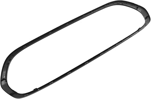 Miniatura 6 de Aramox Rejilla de parachoques delantero Surround Cover Trims Gloss Black Reemplazo para Mini F55 F56 F57 One S JCW 2014 UP