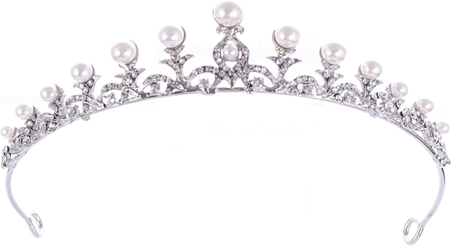 Korona dla kobiet Pearl Bridal Crown Bridal Stress urodzinowy obiad Crown Wedding na przyjęcie ślubne ślubne