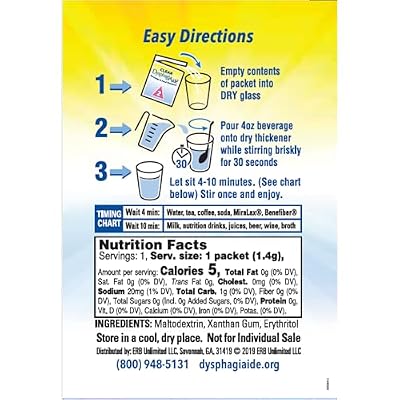 Clear DysphagiAide Level 2, Mildly Thick, 24 ct Single Serve Packets and 90 Serving Jar Bundle