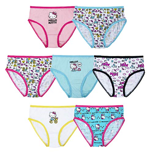 Handcraft Little Girls' Hello Kitty Underwear (Pack of 7), Multi, 6