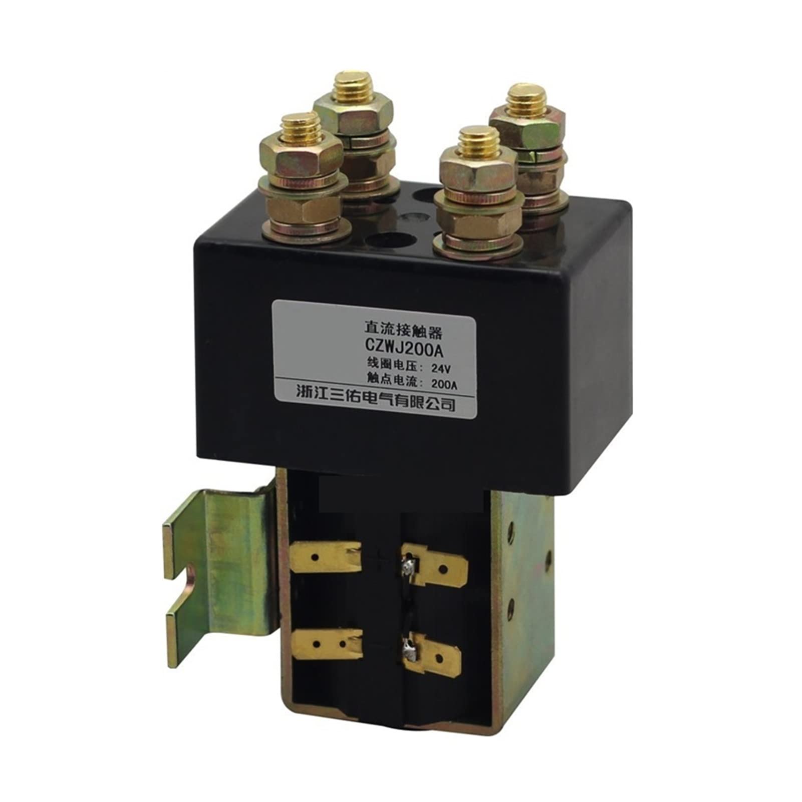 FCARUMIQP DC contactor 2NO Contactor SW190 CZWJ200A ZJWJ200A DPST Power Relay 12V 24V 36V 48V 60V 72V for Car Electric Forklift Truck Ship Battery(Coli Voltage 60vdc)