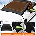 BIVIPO Windshield Cover for Ice and Snow - for Audi Q7 2019-2024, Windscreen Cover with Wing Mirror Covers - Snow Ice Frost Sun UV Dust Water Resistent