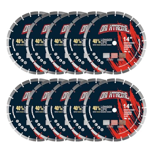 Image of 14 Inch Diamond Saw Blade 10Pcs, General Purpose Segmented Blade