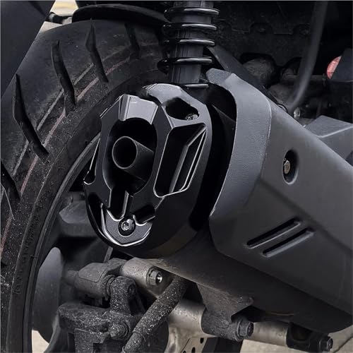 Protection pot echappement haut de gamme couleur Titanium PCX - 4