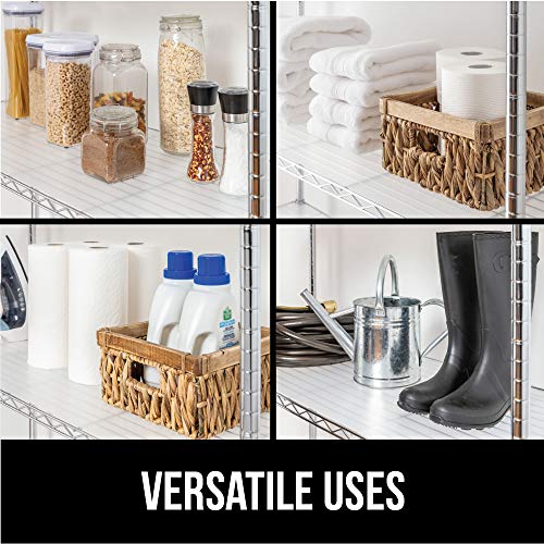 GORILLA GRIP Heavy Duty Premium 36 x 18 Inch Wire Shelf Liners, Set of 4, Value Pack, Waterproof, Plastic Liner for Wired Metal Rack Shelving and Cabinets Shelves, Kitchen, Garage, Clear Frosted