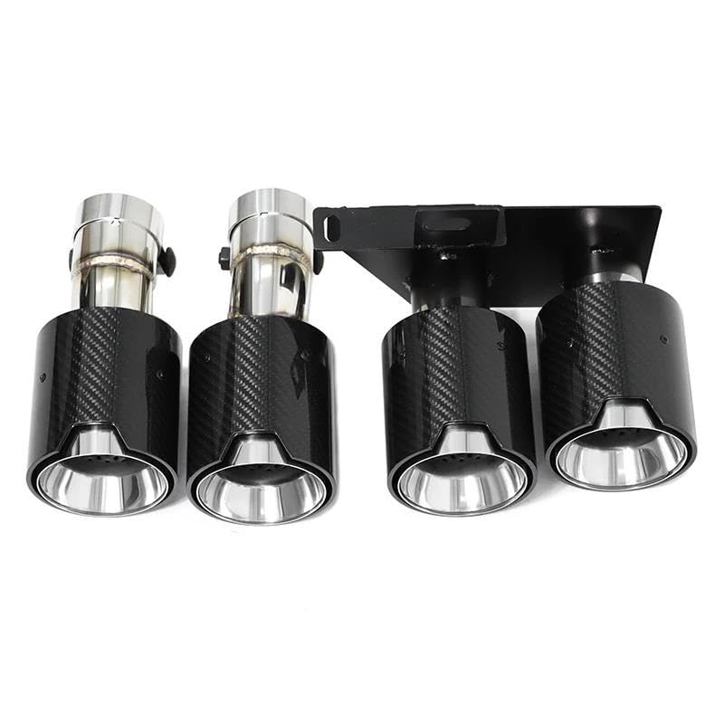 Embout échappement carbone Quad à souder pour BMW F10 F11 520i 528i 530i buse décorative M5